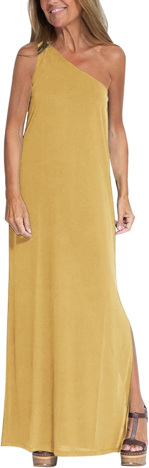 Vestido Sara Longo Um Ombro Só Dress11