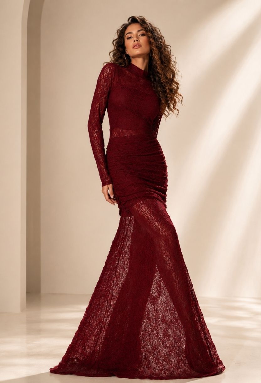Conjunto Blusa e Saia Tule Cherry da Dress Eleven com blusa em tule, saia longa fluida e modelagem sofisticada. Elegância versátil para ocasiões 