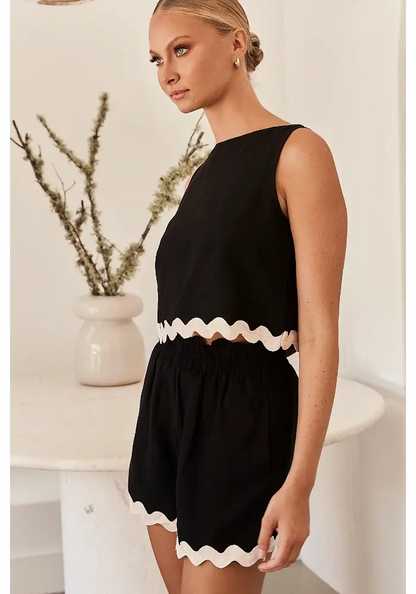 Conjunto Bella - Blusa e Shorts Dress11
