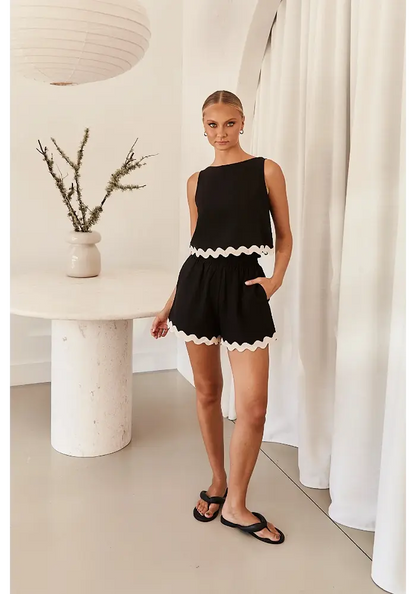 Conjunto Bella - Blusa e Shorts Dress11