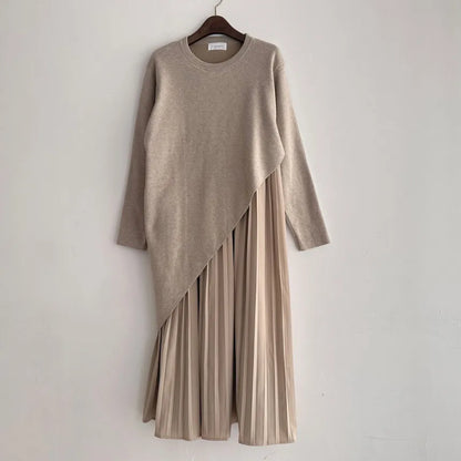 Vestido Eloise Midi - Tricô e Saia Plissada Dress11