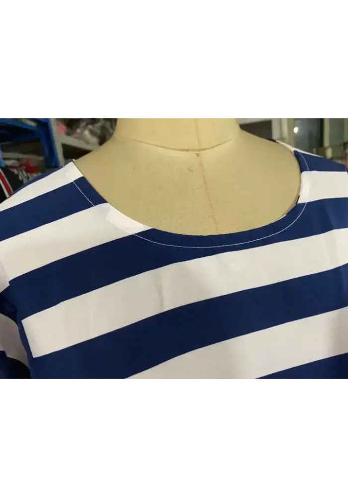 Vestido Íris  Midi Listrado Dress11