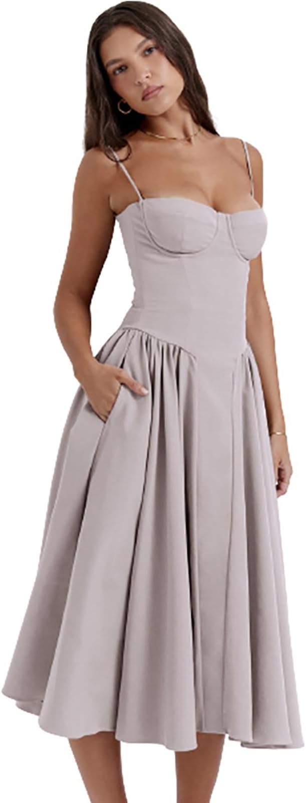 Vestido - Midi Isadora -Cintura Baixa Dress11