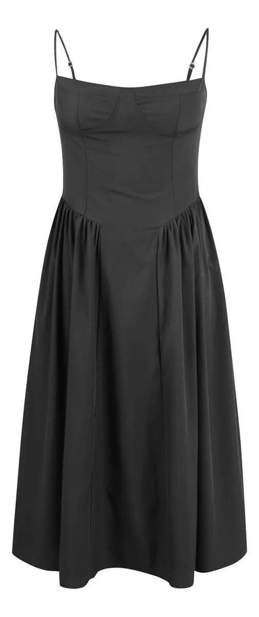 Vestido - Midi Isadora -Cintura Baixa Dress11
