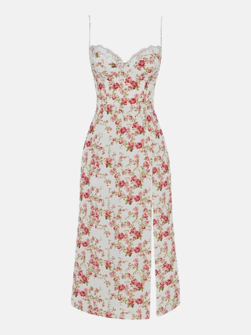 Vestido Midi Cintura Marcada  Amanda Dress11