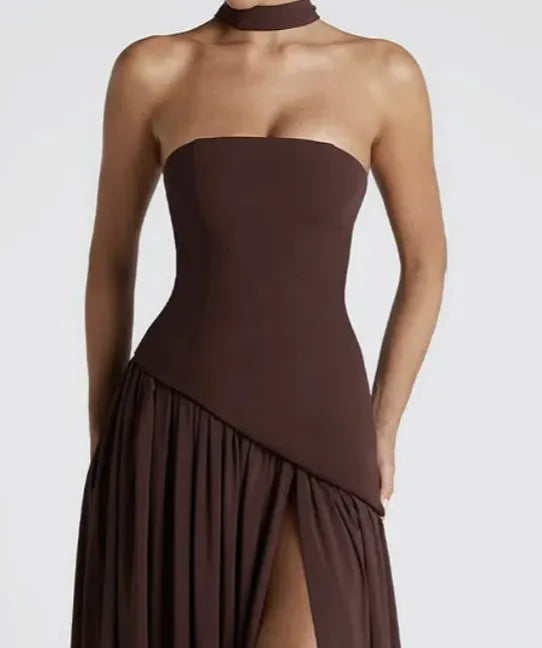 Vestido Brown Dress11