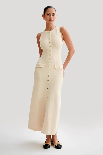 Vestido Midi Eloise Canelado